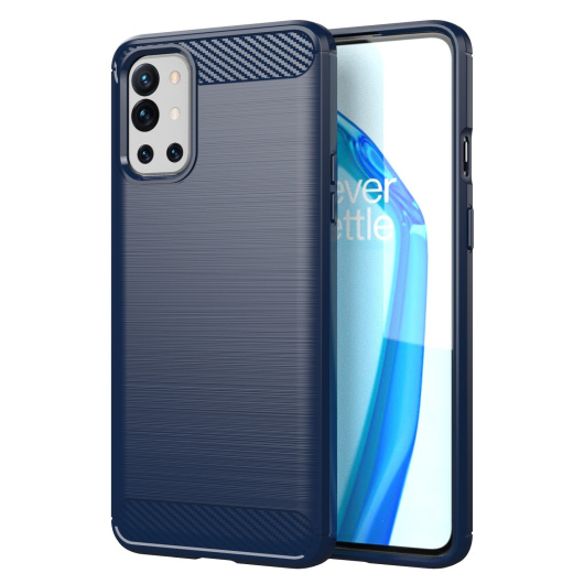 Чехол Carbon для OnePlus 9R Синий