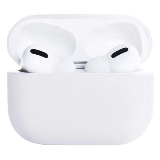 Силиконовый чехол для AirPods PRO Белый