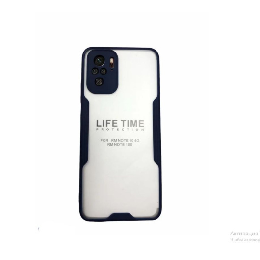 Силиконовый чехол Life Time для Xiaomi Note 10 Pro Черный