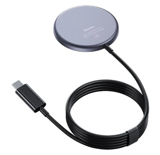 Беспроводное зарядное устройство Benks W06 15W Magnetic Wireless Fast Charger 