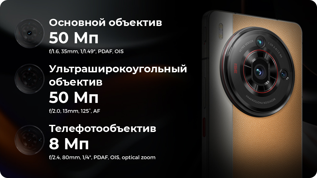 ZTE Nubia Z50S Pro 12/1Tb Global Черный